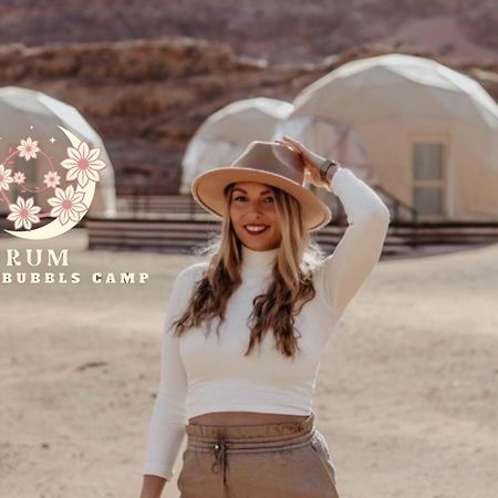 Rum Flower Bubbles Luxury Camp Wadi Rum Bagian luar foto